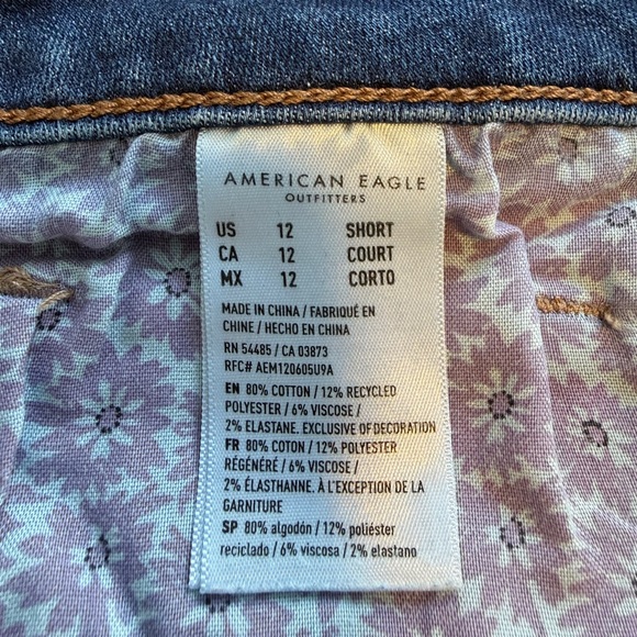 AE Hi Rise Skinny Kick Jeans - Picture 3 of 5